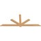 Ekena Millwork Kennewick Timber Gable Bracket, Western Red Cedar, 108"W x 45"H x 1 1/2"D x 5 1/2"F, 10/12 Pitch GBW108X45X0206KEN00SWR - alternate 2